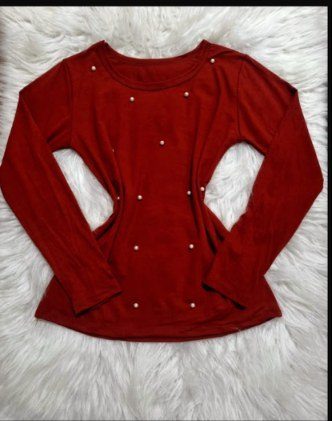Blusinha Pedraria Manga Longa — foto 1